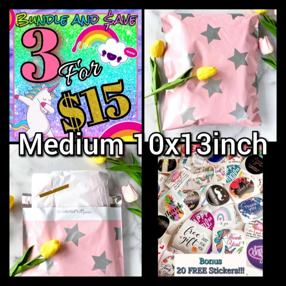 Poly mailers 10×13in (20ct)